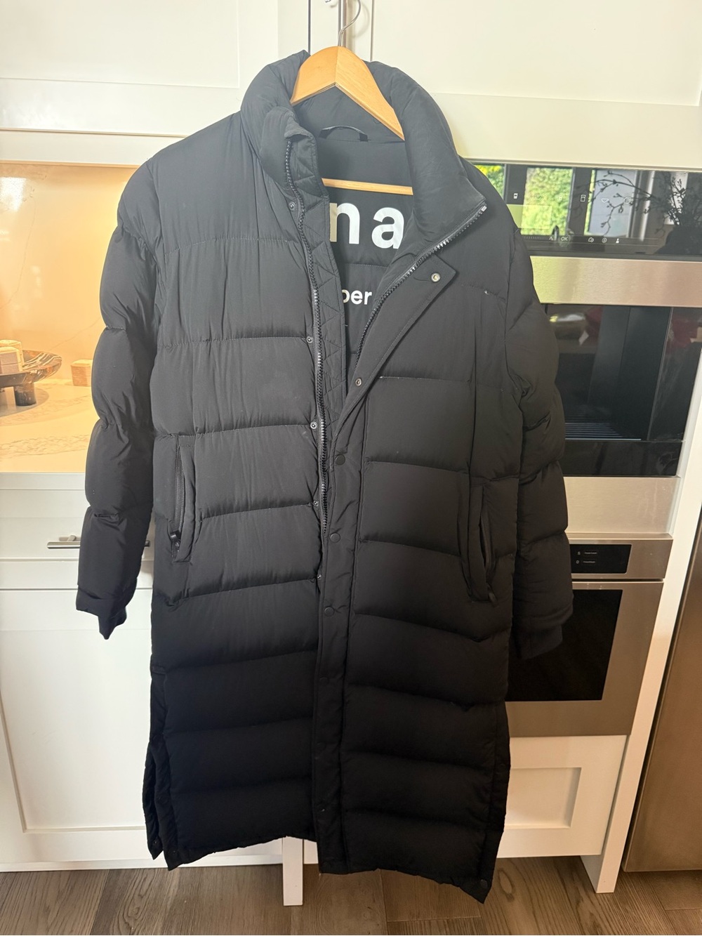 TNA Black Long Super Puff